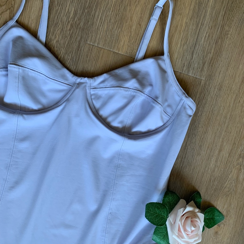 TNA Blue Bustier Bodysuit